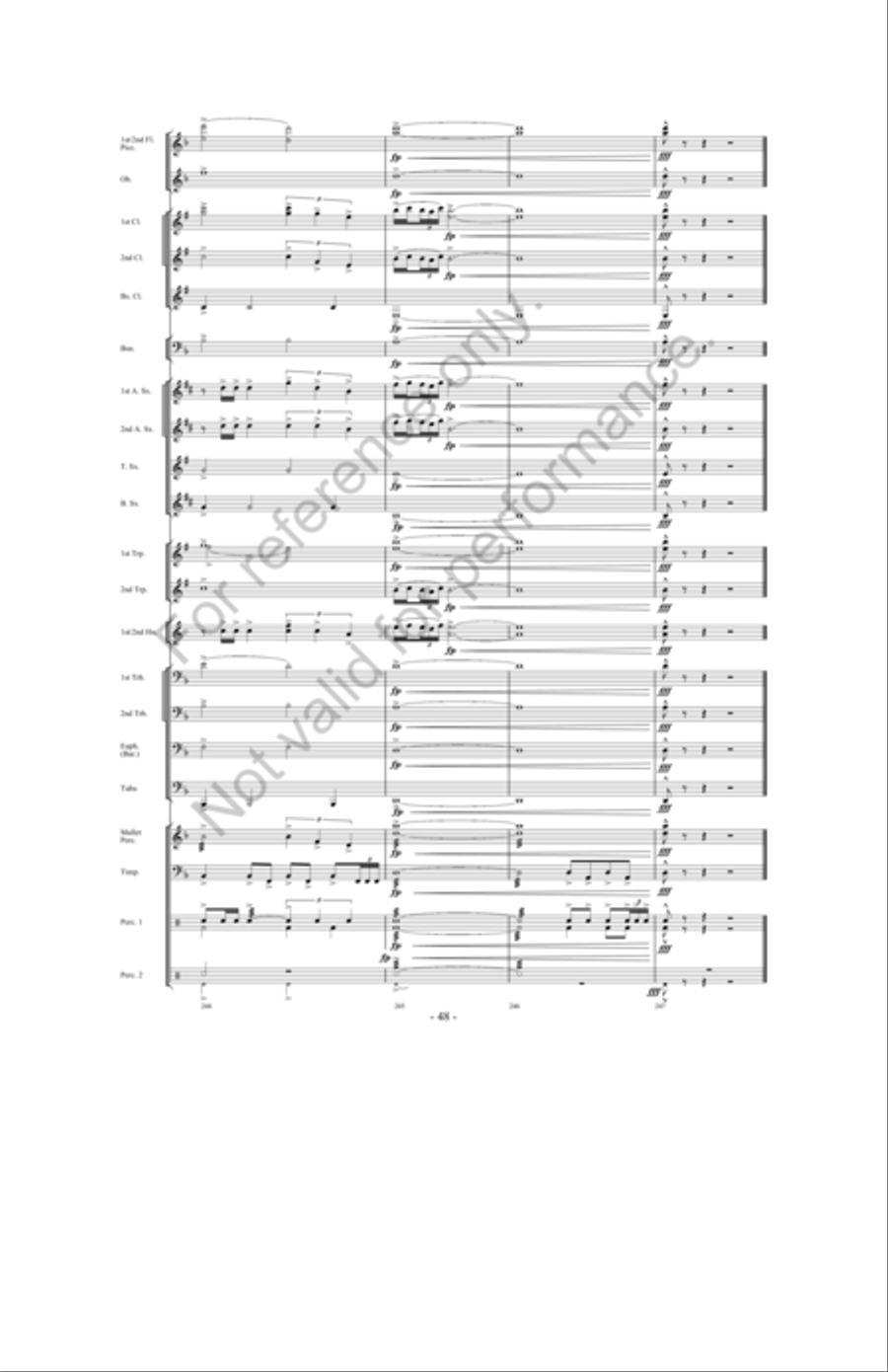 Zeus: King Of The Gods Concert Band scores gallery preview page 47