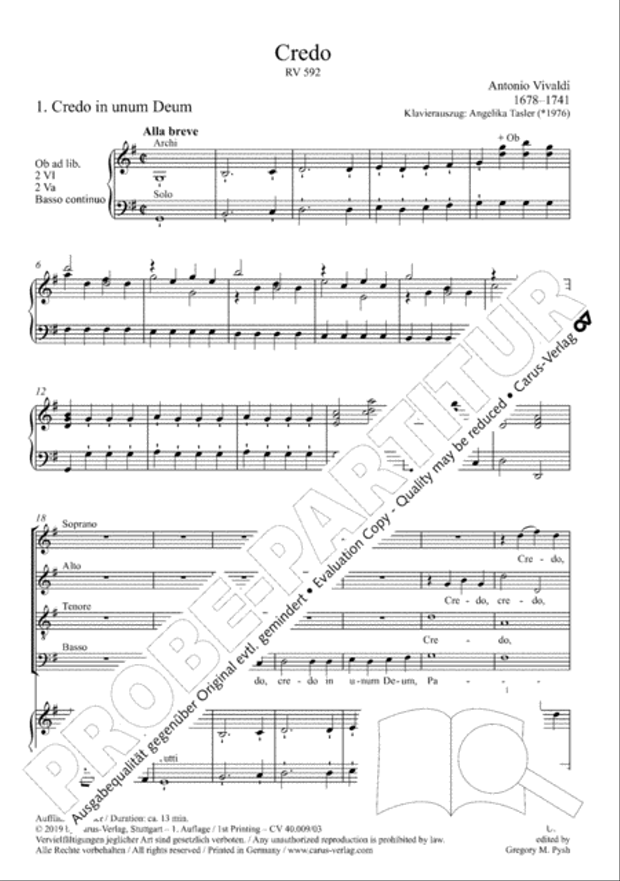 Credo in G SA scores gallery preview page 6