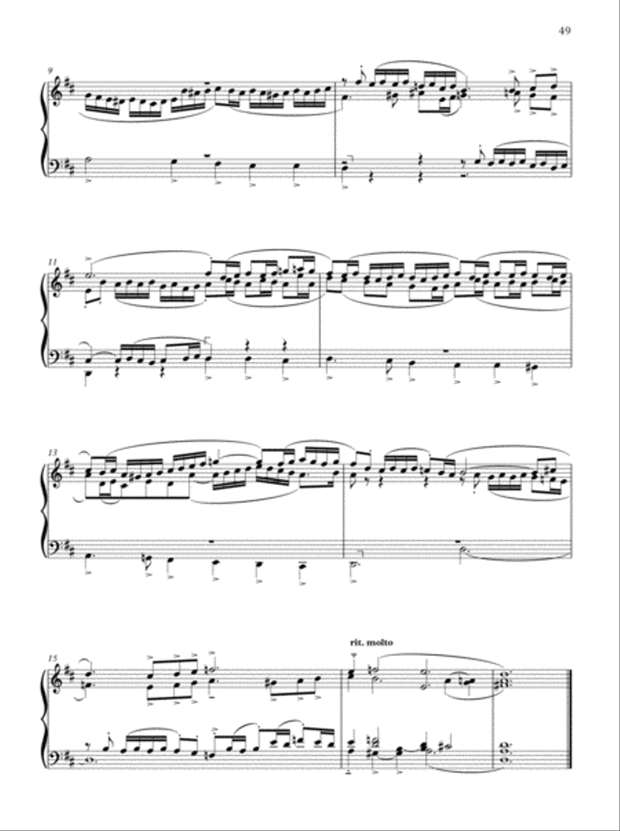 Oxford Book of Lent and Easter Organ Music for Manuals Organ Solo scores gallery preview page 49