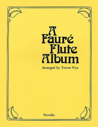 Book cover for A Faure Flute Album