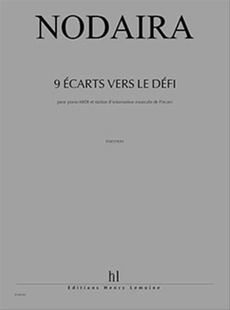 Ecarts Vers Le Defi (9) Ecarts Vers Le Defi (9) Piano scores gallery preview page 1