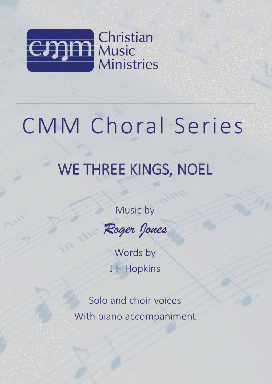 We Three Kings, Noel We Three Kings, Noel 4-Part scores gallery preview page 1