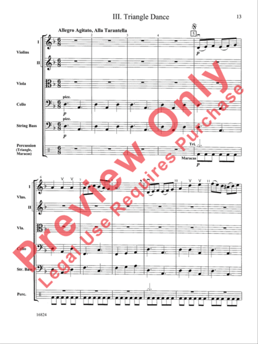 Geometric Dances Geometric Dances String Orchestra scores gallery preview page 14