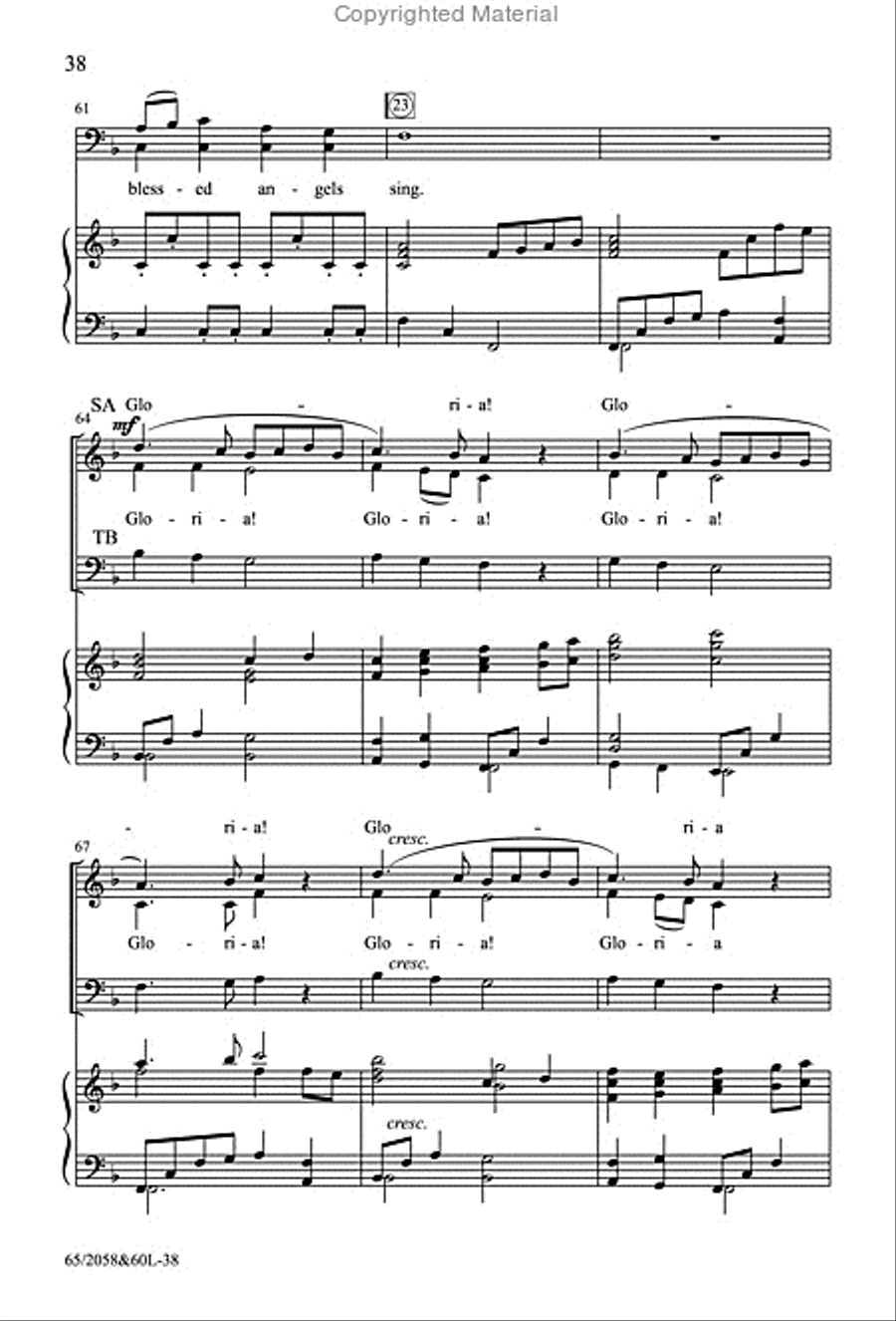 The Christmas Story - SATB Score with Performance CD 4-Part scores gallery preview page 23