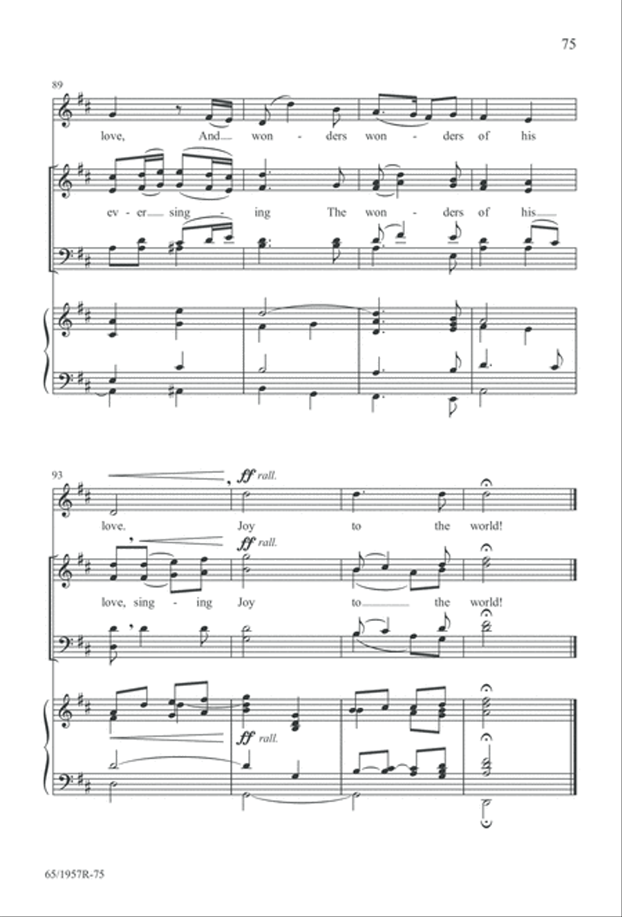 Festival of Lessons and Carols 4-Part scores gallery preview page 76