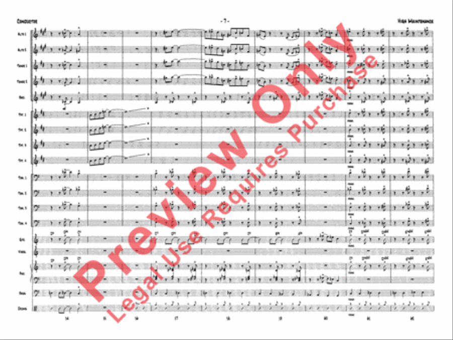 High Maintenance High Maintenance Jazz Ensemble scores gallery preview page 10