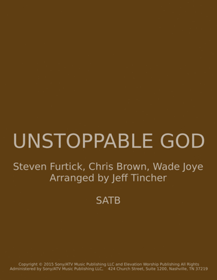 Book cover for Unstoppable God