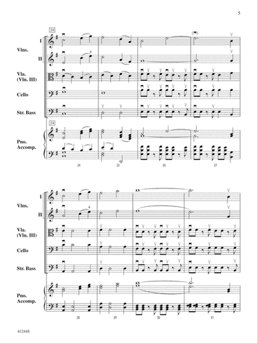 Ablaze: Score String Orchestra scores gallery preview page 5