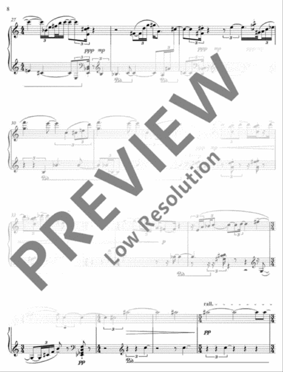 Three Japanese Miniatures Piano Solo scores gallery preview page 11
