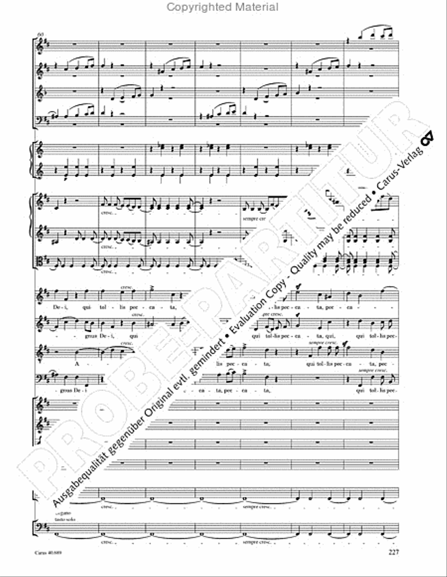 Missa solemnis Missa solemnis 4-Part scores gallery preview page 243