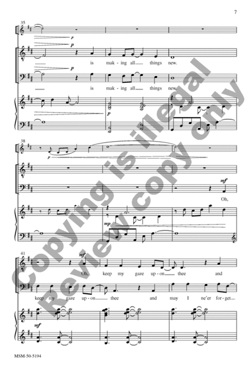When Christmas Morn Is Dawning (Choral Score)