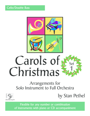 Carols of Christmas, Set 1 - Cello/Double Bass