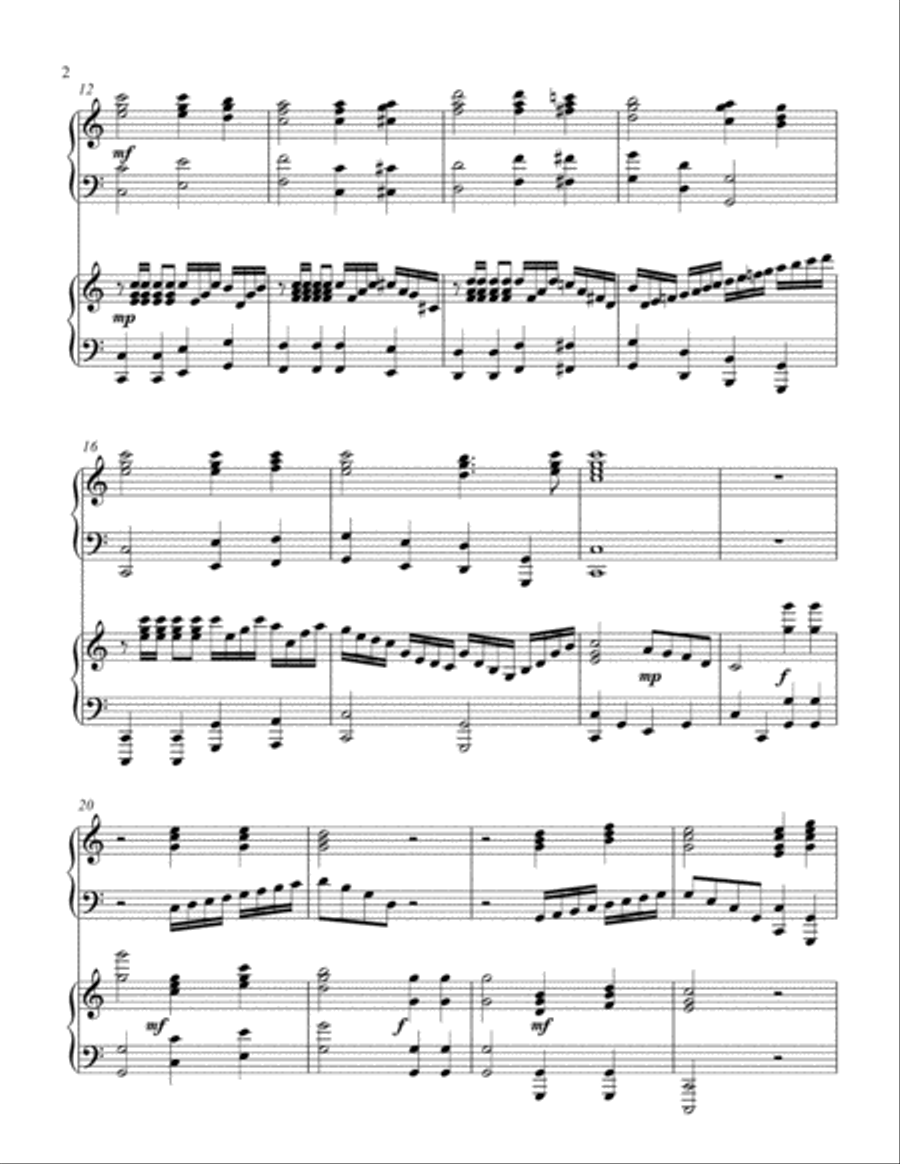 It Is Well With My Soul (2 piano duet) 2 Pianos, 4-Hands scores gallery preview page 3