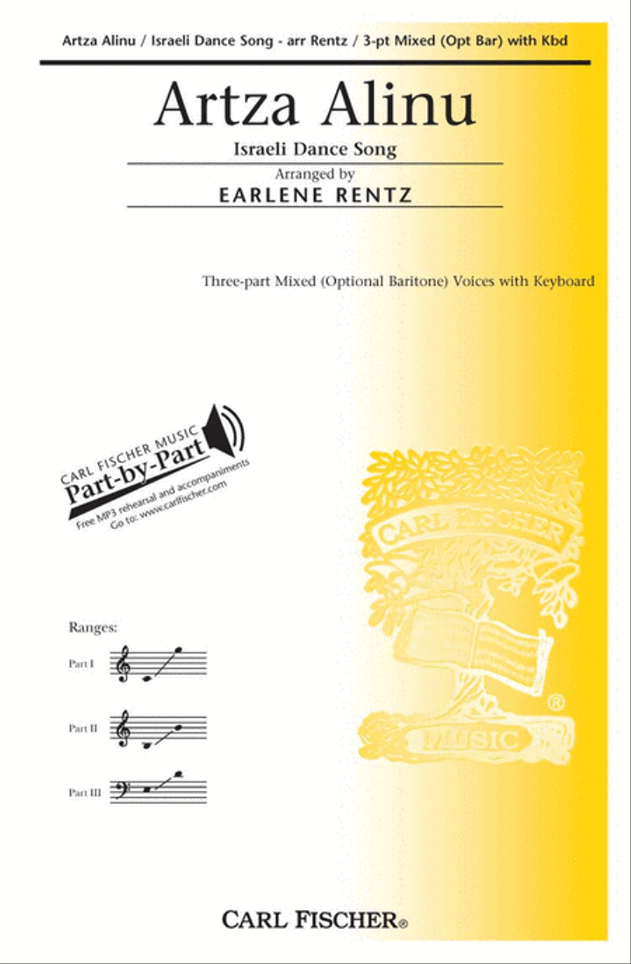Artza Alinu Choir scores gallery preview page 1