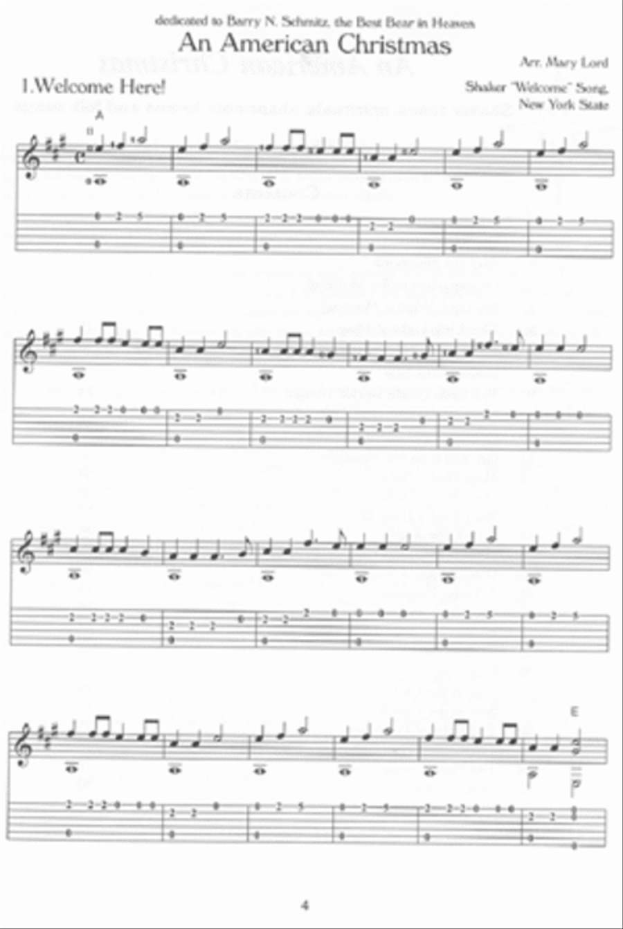 An American Christmas An American Christmas Fingerpicking Guitar scores gallery preview page 3