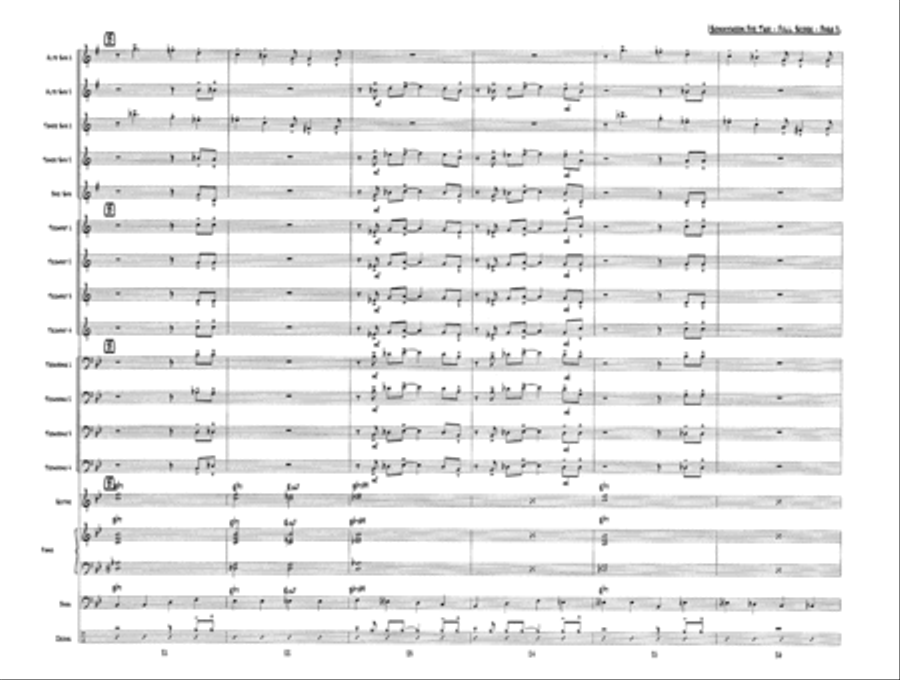 Sonnymoon for Two - Score Jazz Ensemble scores gallery preview page 4