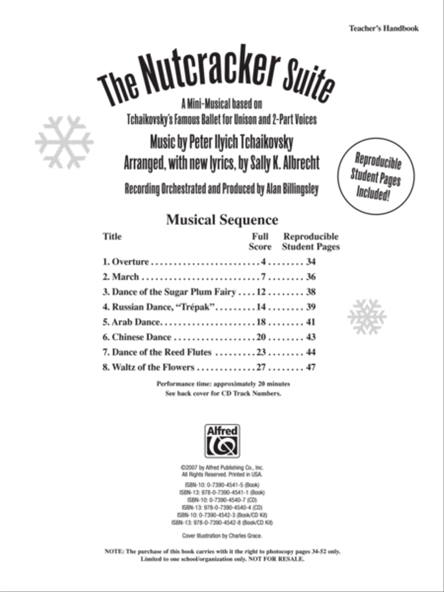 The Nutcracker Suite - Director's Score Teacher Editions scores gallery preview page 2
