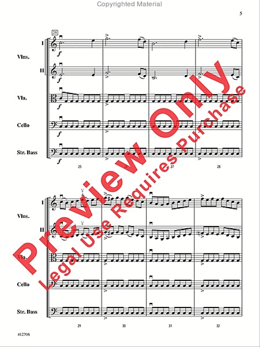 Symphony No. 1 String Orchestra scores gallery preview page 5