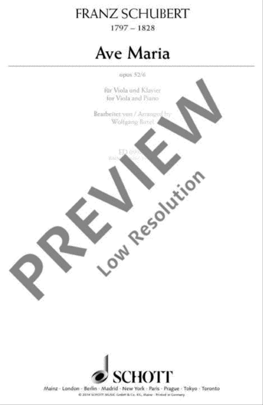 Ave Maria Piano Accompaniment scores gallery preview page 4