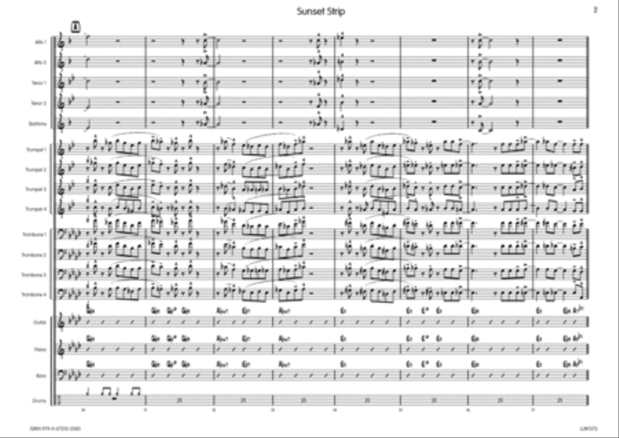 Sunset Strip Big Band scores gallery preview page 3