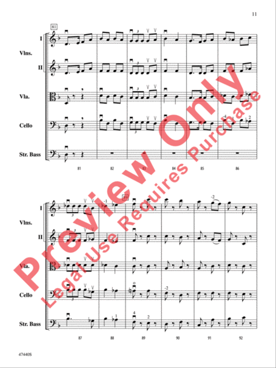 A Ralph Vaughan Williams Portrait String Orchestra scores gallery preview page 12
