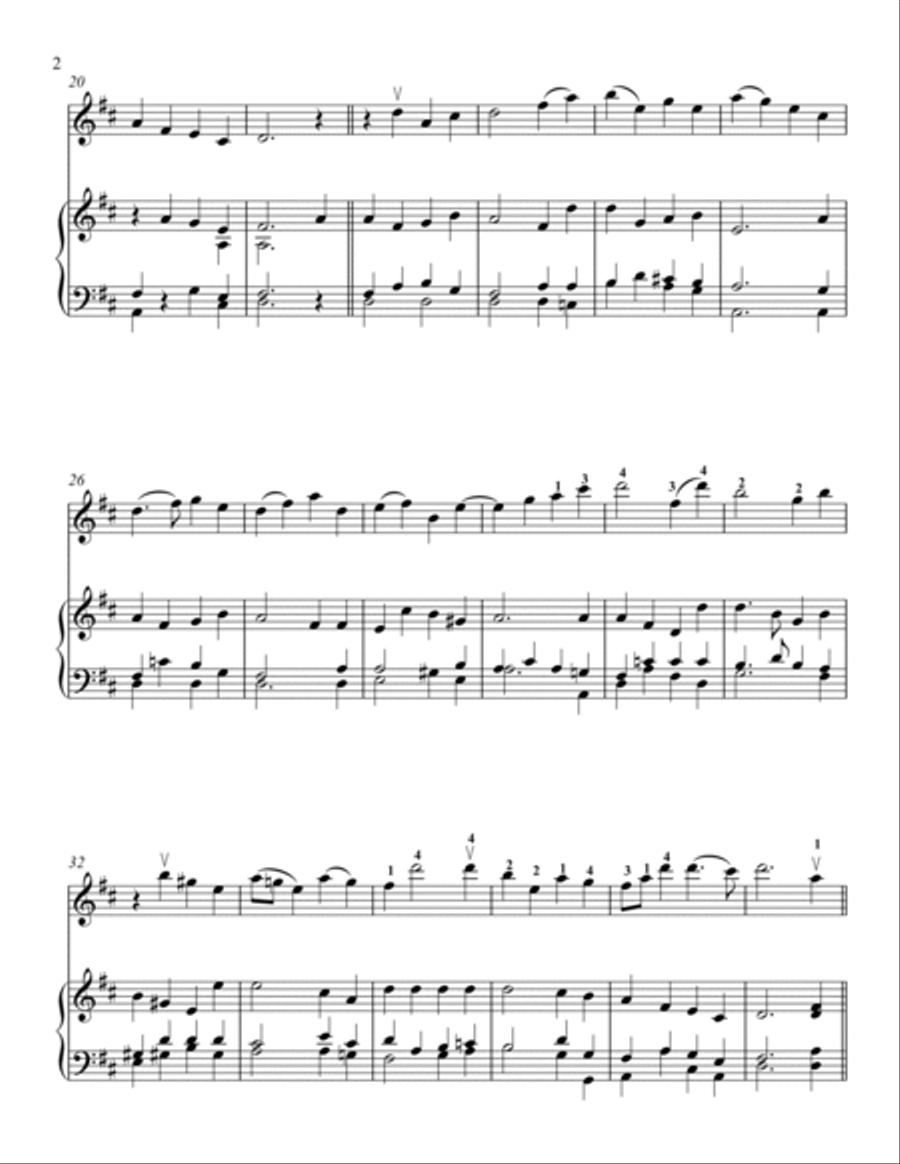 LEAD ON O KING ETERNAL FOR VIOLIN AND PIANO Violin Solo scores gallery preview page 2