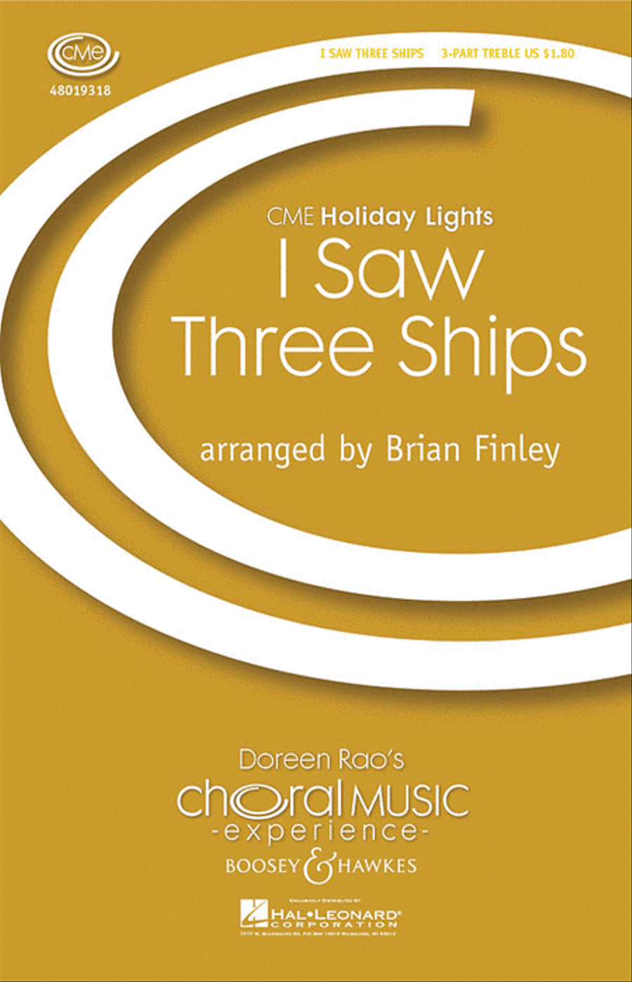 I Saw Three Ships 3-Part scores gallery preview page 1