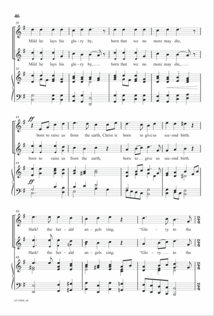 Love's Pure Light 3-Part scores gallery preview page 48