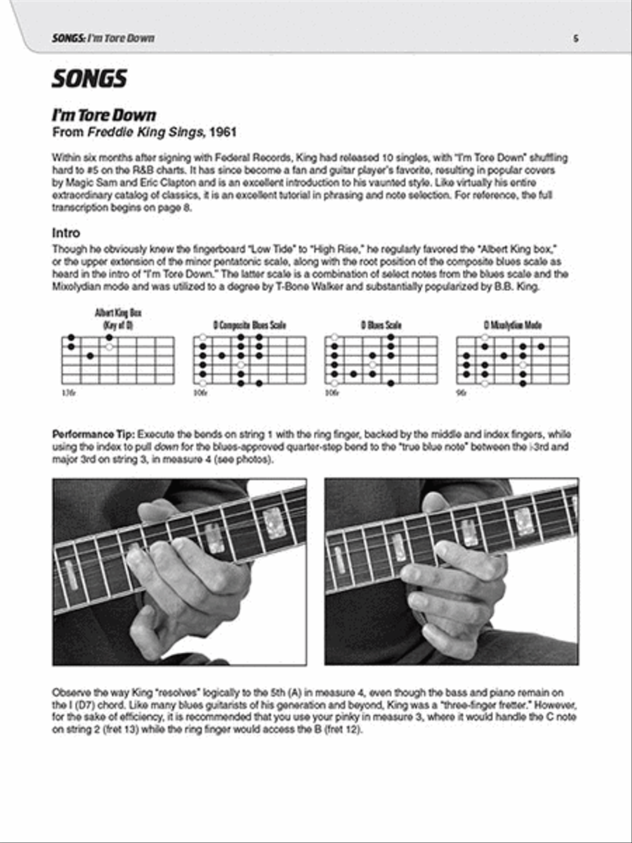 Play like Freddie King Electric Guitar scores gallery preview page 3