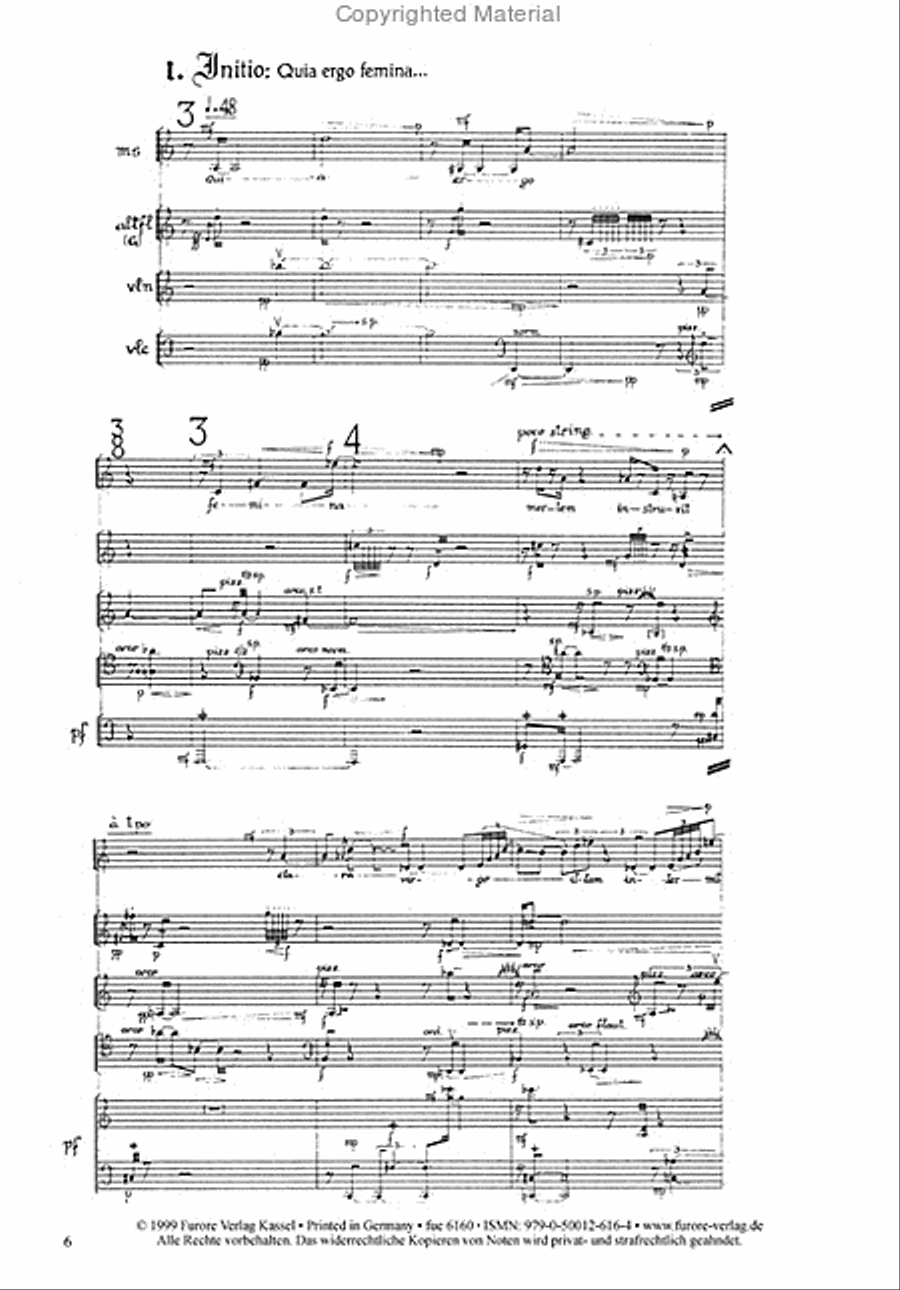 Sprachrohr - De Sancta Maria Flute scores gallery preview page 2