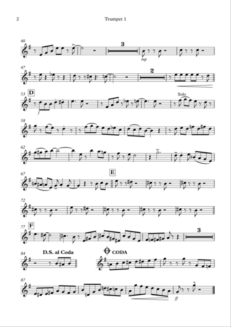 Tico Tico no Fuba: Brass Quintet Brass Quintet scores gallery preview page 5