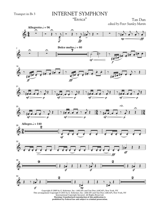 Internet Symphony "Eroica" - Bb Trumpet 3