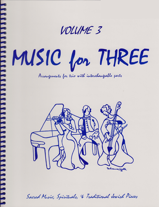 Book cover for Music for Three, Volume 3, Part 1 - Flute/Oboe/Violin