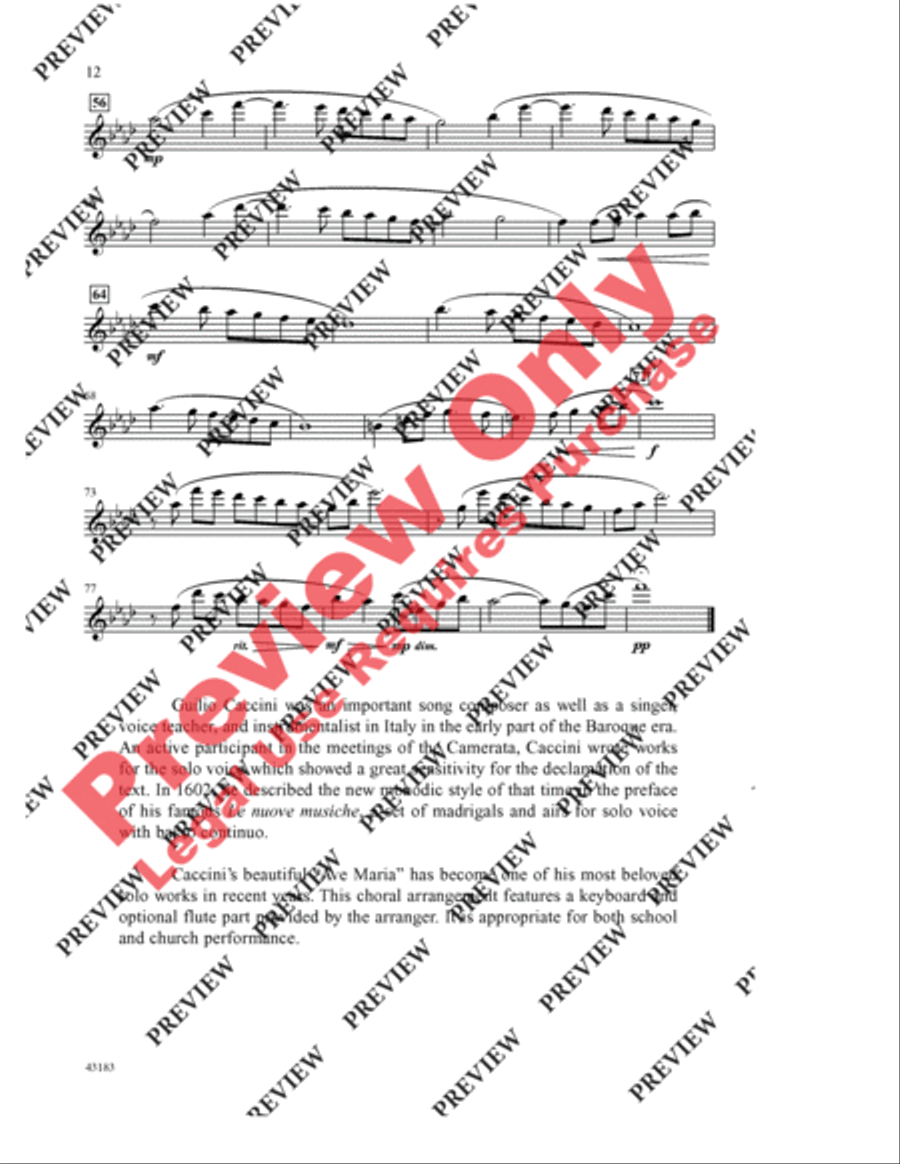 Ave Maria Women's Choir scores gallery preview page 12