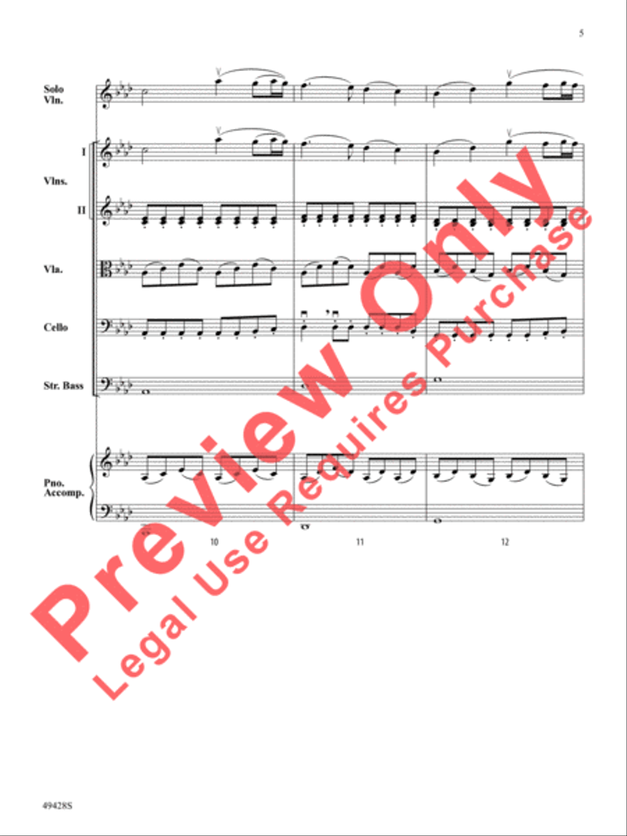 Vivaldi Rocks String Orchestra scores gallery preview page 6