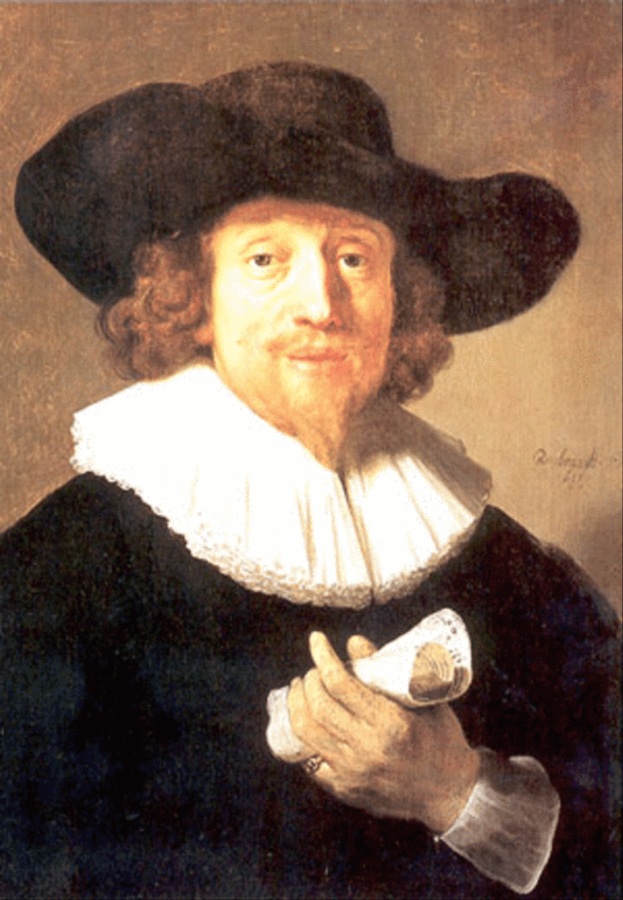 Portrait of a musician, probably Heinrich Schutz (Bildnis eines Musikers, vermutlich Heinrich Schutz) Greeting & Postcards scores gallery preview page 1