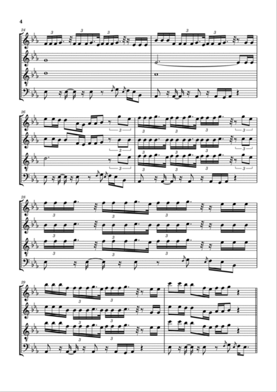 Seasons Woodwind Quartet scores gallery preview page 5