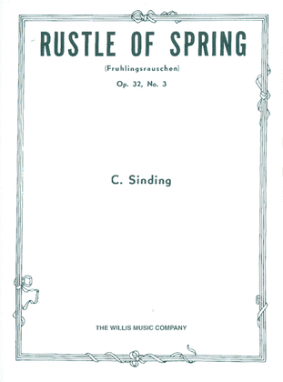 Book cover for Rustle of Spring, Op. 32, No. 3