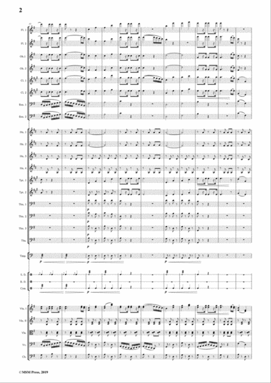 Johann Strauss II-Unter Donner und Blitz,Op.324,for Orchestra Full Orchestra scores gallery preview page 4
