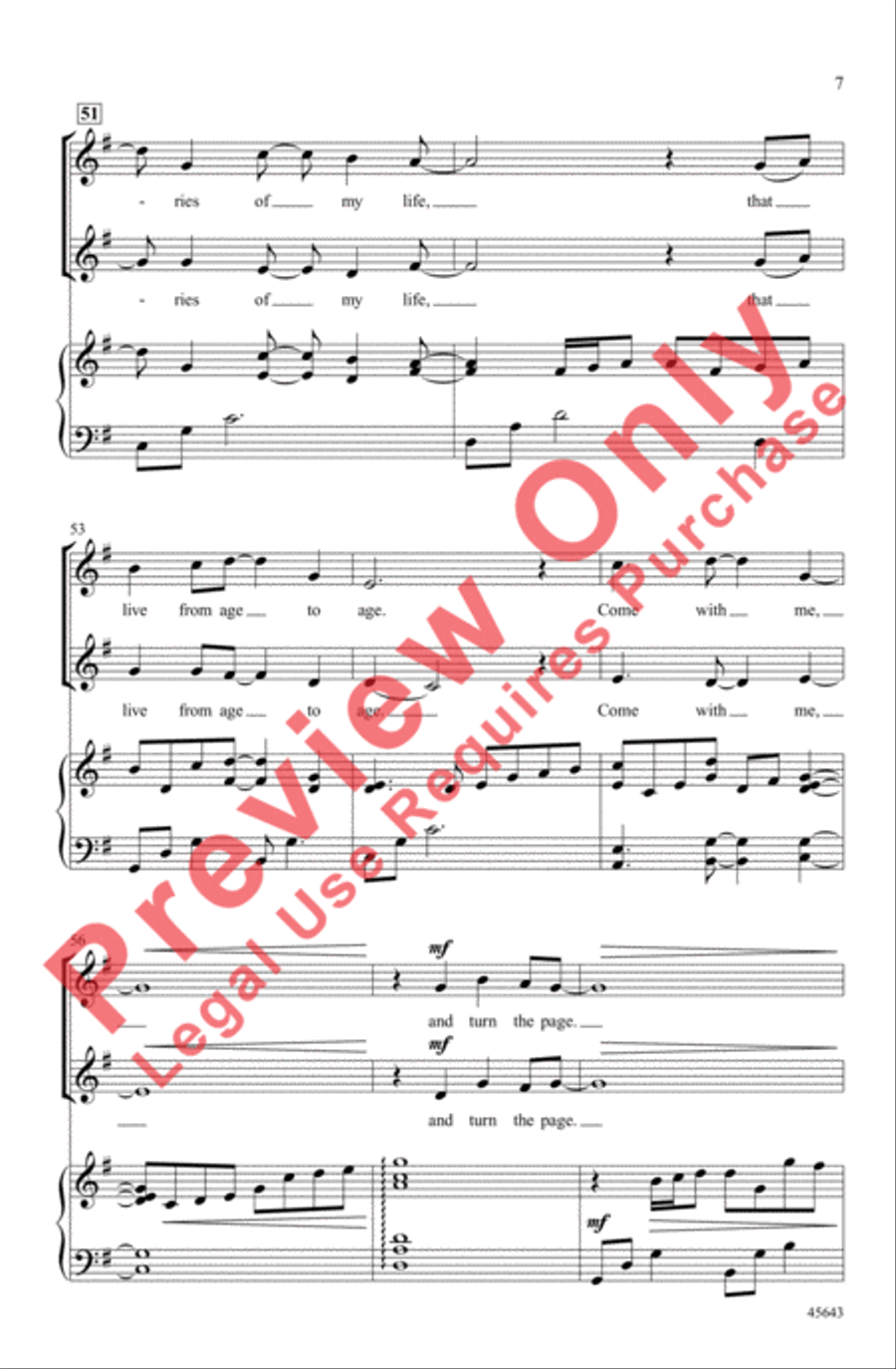 Stories of My Life Stories of My Life 2-Part scores gallery preview page 7