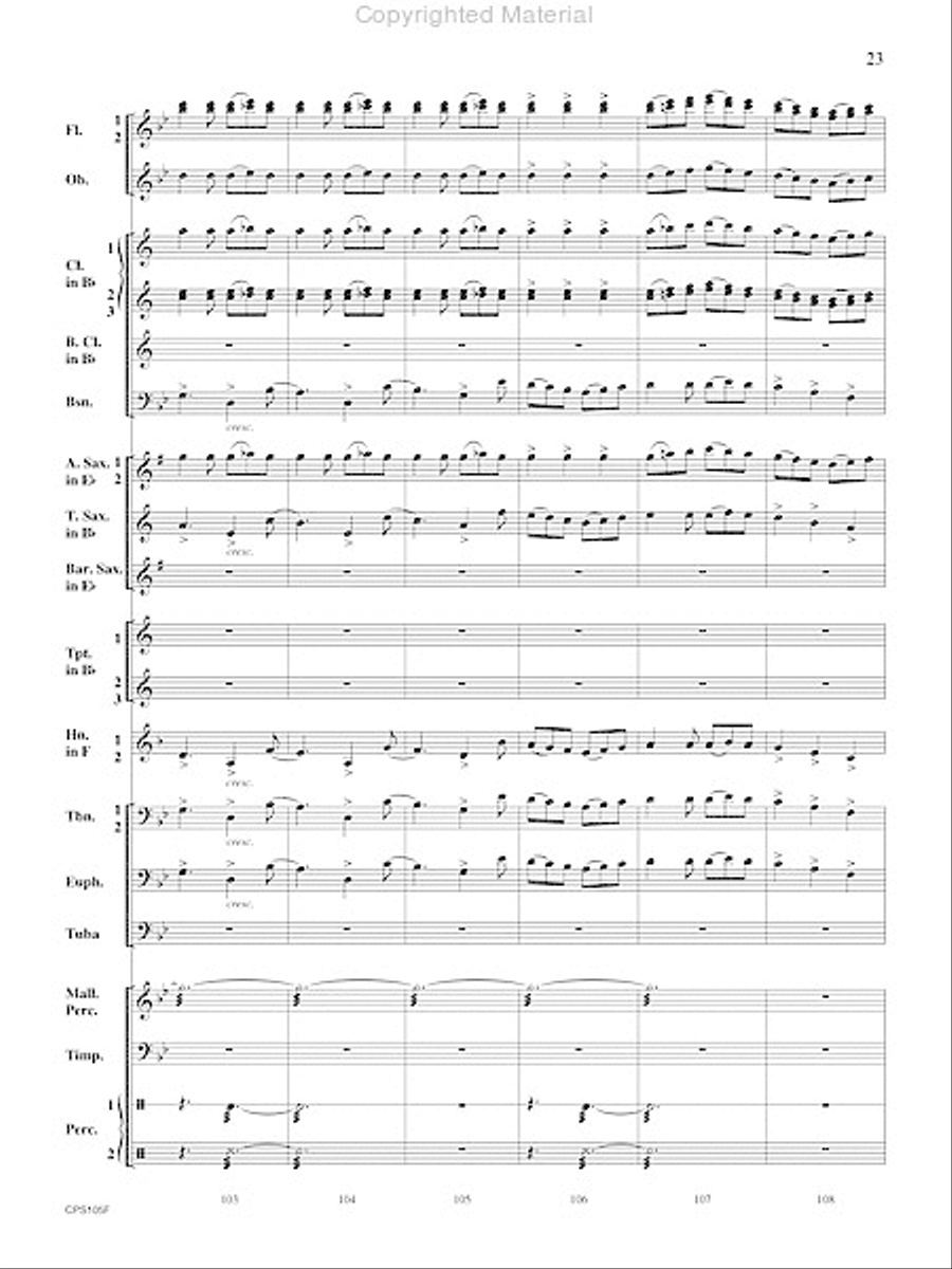 A Land Remembered A Land Remembered Concert Band scores gallery preview page 24