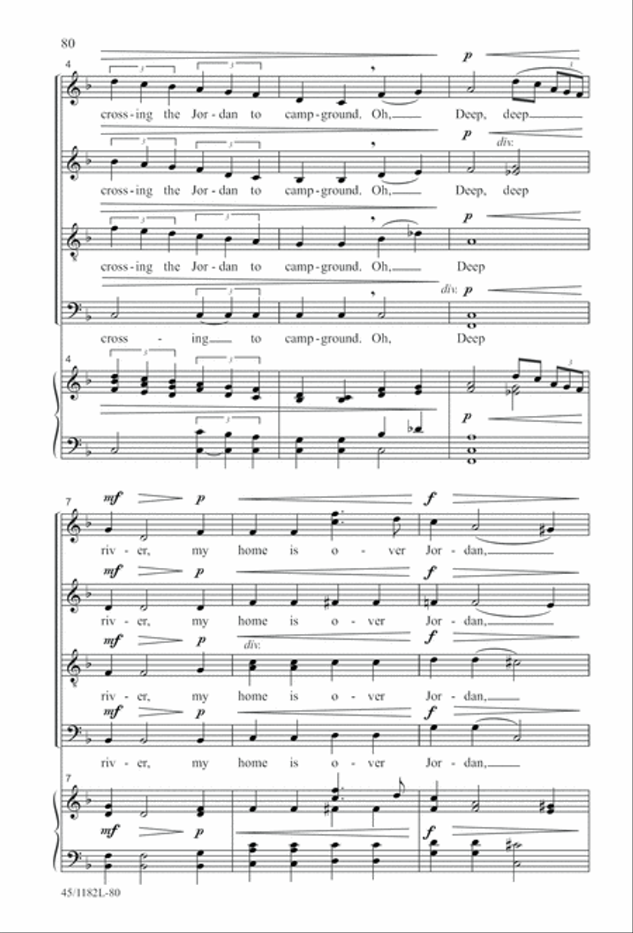 All Around A Cappella 4-Part scores gallery preview page 80