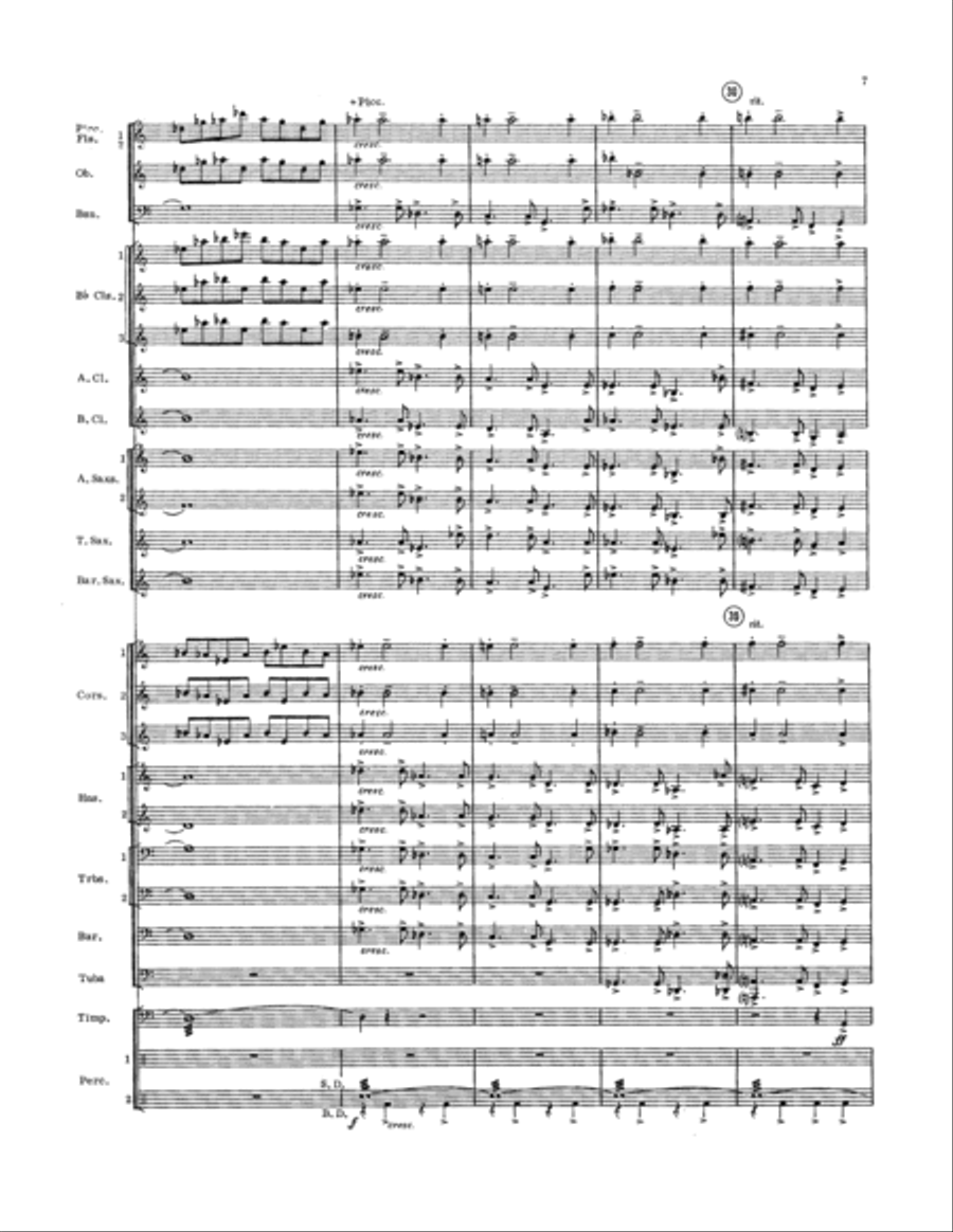 Blanchette Bridge - Full Score Concert Band scores gallery preview page 6