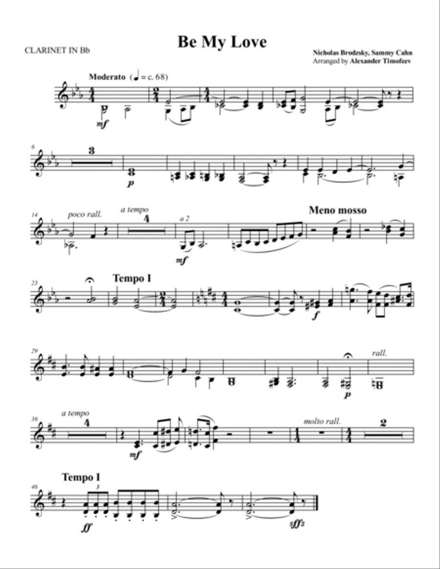 Be My Love Full Orchestra scores gallery preview page 5