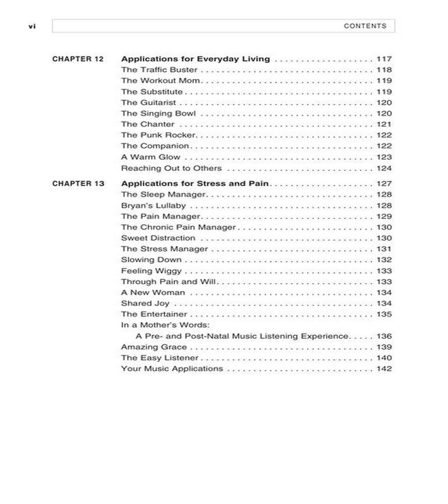 Manage Your Stress and Pain Through Music Collection / Songbook scores gallery preview page 5