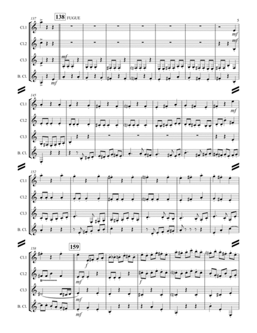 Danse Macabre (for Clarinet Quartet) image number null