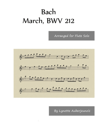 March, BWV 212 - Flute Solo