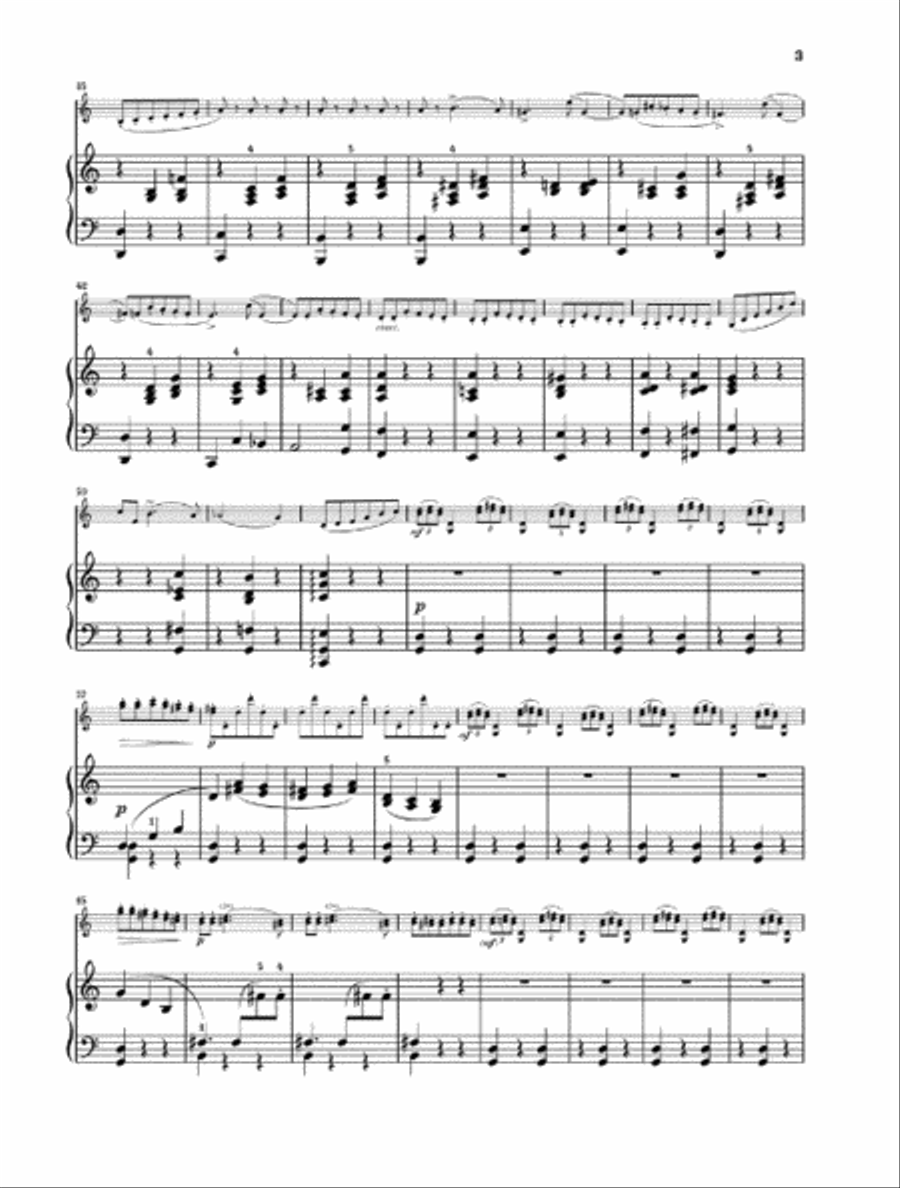 Valse-Scherzo Op. 34 Violin Solo scores gallery preview page 3