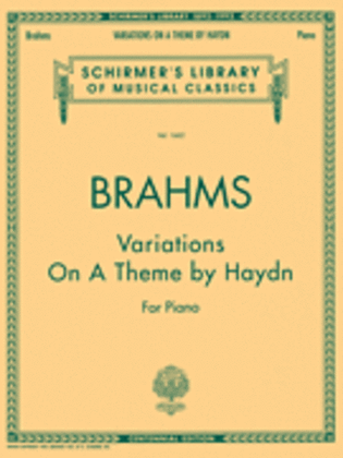 Book cover for Variations on a Theme by Haydn
