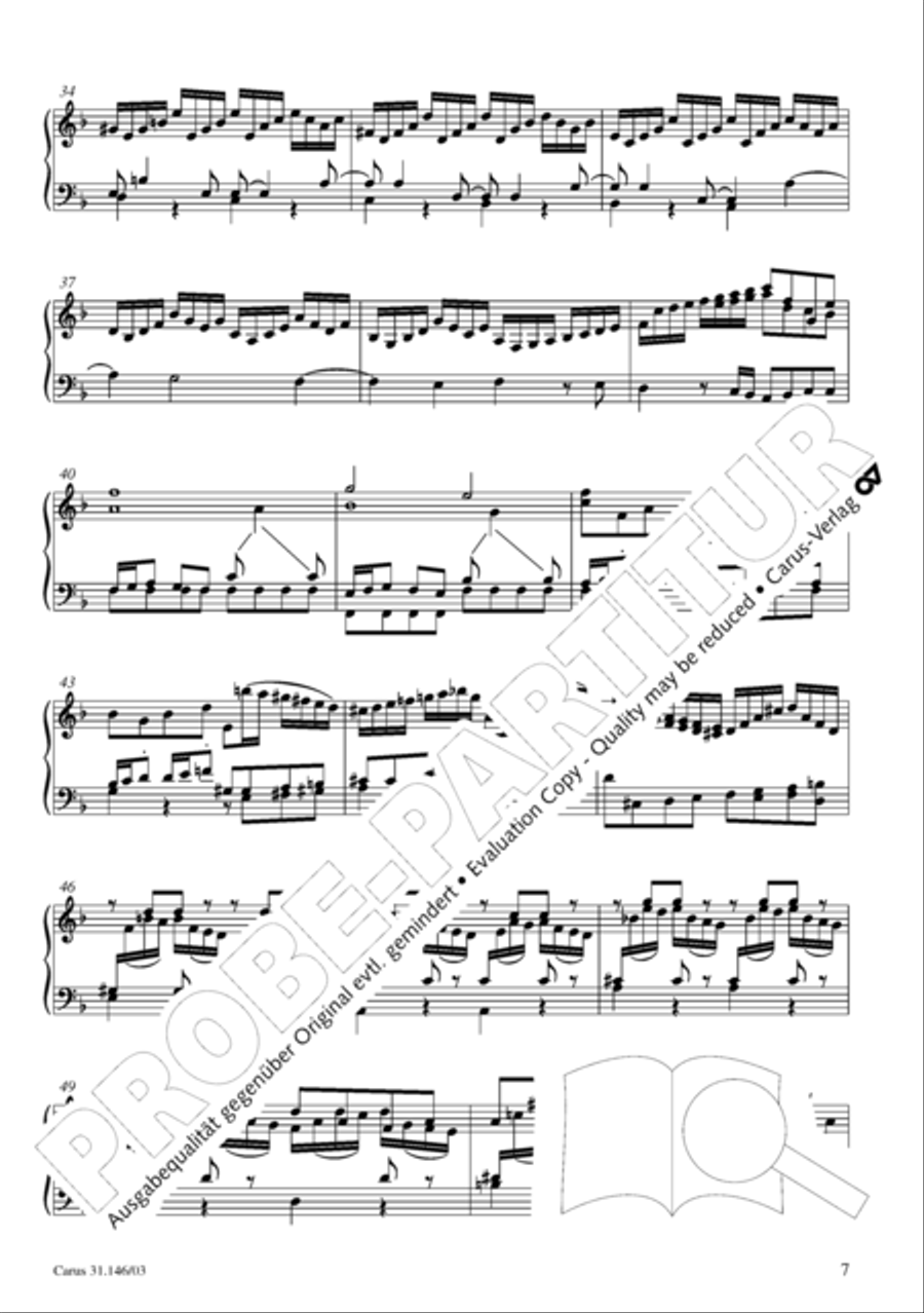 Through bitter tribulation we enter into God's kingdom (Wir mussen durch viel Trubsal in das Reich Gottes eingehen) 4-Part scores gallery preview page 8